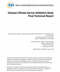 Cover image of the Campus Climate Survey Validation Study Final Technical Report resource