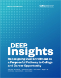 DEEP Insights: Redesigning Dual Enrollment as a Purposeful Pathway to College and Career Opportunity