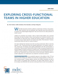 Exploring Cross-Functional Teams in Higher Education