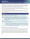 National Rural College Completion Trends, Challenges, and Solutions
