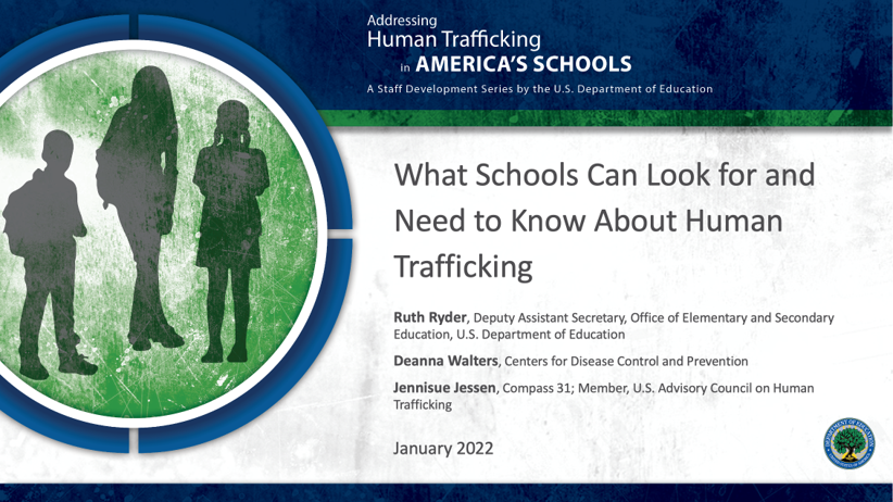 What Schools Can Look for and Need to Know About Human Trafficking
