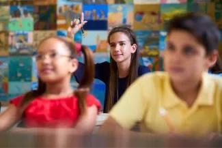 Students in classroom